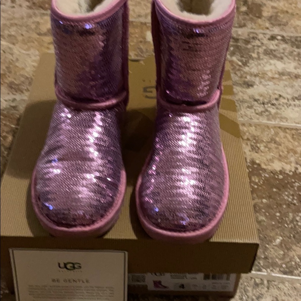 Special edition sequin UGG boot, rare, like new